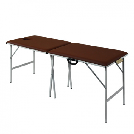 Металлический складной массажный стол 185х62см